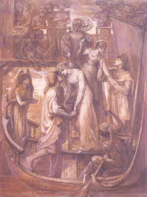 Dante Gabriel Rossetti The Boat of Love (mk28) China oil painting art